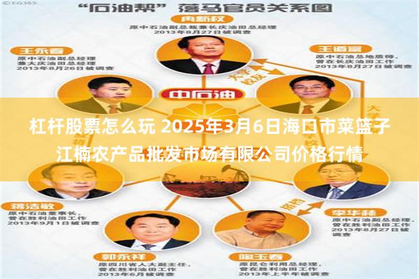 杠杆股票怎么玩 2025年3月6日海口市菜篮子江楠农产品批发市场有限公司价格行情