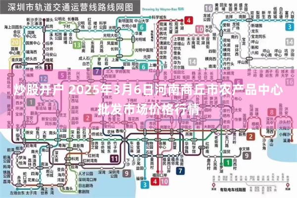 炒股开户 2025年3月6日河南商丘市农产品中心批发市场价格行情