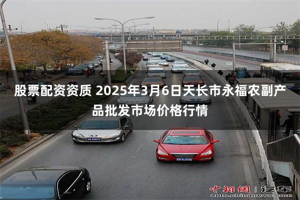 股票配资资质 2025年3月6日天长市永福农副产品批发市场价格行情