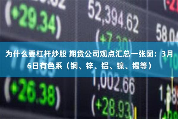 为什么要杠杆炒股 期货公司观点汇总一张图：3月6日有色系（铜、锌、铝、镍、锡等）