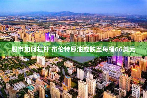 股市如何杠杆 布伦特原油或跌至每桶66美元