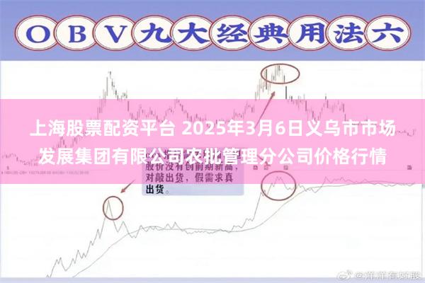 上海股票配资平台 2025年3月6日义乌市市场发展集团有限公司农批管理分公司价格行情