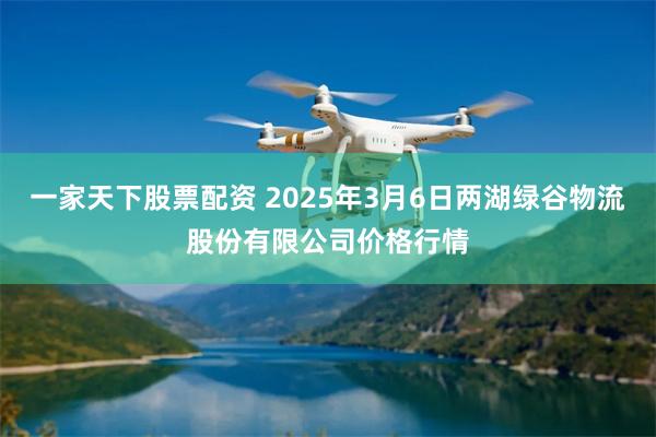 一家天下股票配资 2025年3月6日两湖绿谷物流股份有限公司价格行情