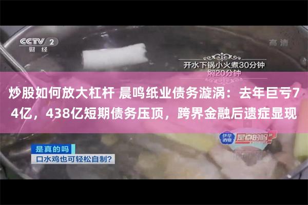炒股如何放大杠杆 晨鸣纸业债务漩涡：去年巨亏74亿，438亿短期债务压顶，跨界金融后遗症显现