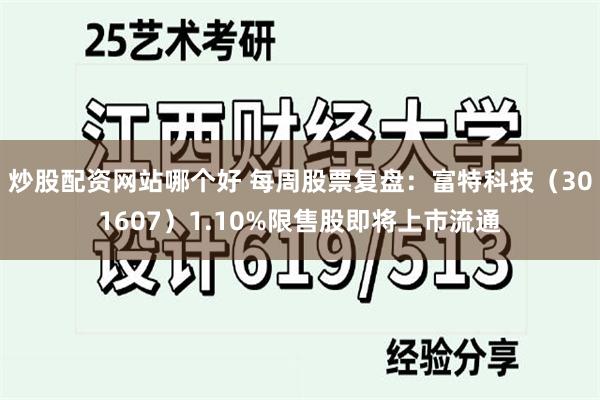 炒股配资网站哪个好 每周股票复盘：富特科技（301607）1.10%限售股即将上市流通