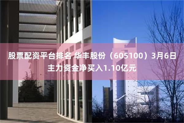 股票配资平台排名 华丰股份（605100）3月6日主力资金净买入1.10亿元