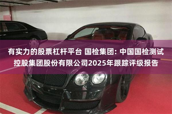 有实力的股票杠杆平台 国检集团: 中国国检测试控股集团股份有限公司2025年跟踪评级报告
