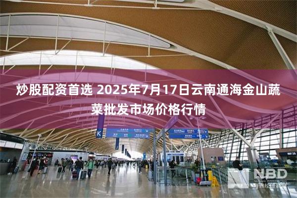 炒股配资首选 2025年7月17日云南通海金山蔬菜批发市场价格行情