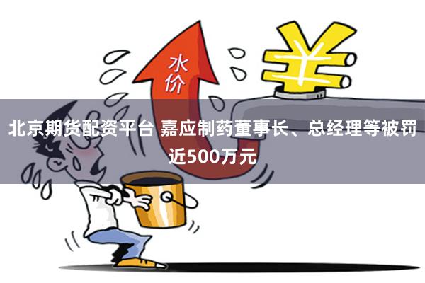北京期货配资平台 嘉应制药董事长、总经理等被罚近500万元